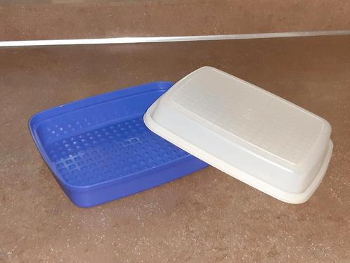 Tupperware marinade bak blauw nieuwstaat, Huis en Inrichting, Keuken | Tupperware, Zo goed als nieuw, Blauw, Ophalen of Verzenden