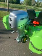 Honda 15 pk 4-takt e-start kort op afst bed +5 jaar garantie, Watersport en Boten, 10 tot 30 pk, Honda, Dave@allesmarine.nl, Nieuw