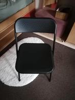 KLAP STOEL ZWART NIEUW, Huis en Inrichting, Stoelen, Ophalen, Zwart, Nieuw, Metaal