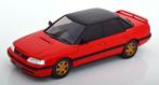 Subaru Legacy RS 1991 rood/zwart 1:18, Hobby en Vrije tijd, Modelauto's | 1:18, Ophalen, Nieuw, Auto, Overige merken