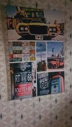 Retro schilderij, Ophalen of Verzenden, Minder dan 50 cm, Schilderij, Minder dan 50 cm