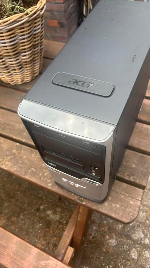 Acer mini tower pc  8 Gb ram Asus HD5770 video + SSD + HDD, Computers en Software, Desktop Pc's, 2 tot 3 Ghz, HDD, SSD, 8 GB, Met videokaart