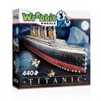 Wrebbit 3D Puzzel: Titanic, Ophalen of Verzenden, 500 t/m 1500 stukjes, Nieuw, Rubik's of 3D-puzzel
