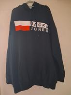 JACK & JONES HOODIE ZWART MAAT 6XL (NIEUW!!), Kleding | Heren, Grote Maten, Verzenden, Zwart, Trui of Vest, Zo goed als nieuw