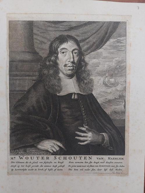 7 / Wouter Schouten 1638-1704 van Haarlem, Antiek en Kunst, Kunst | Etsen en Gravures, Ophalen of Verzenden