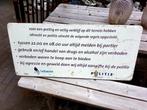 Tof bord, verbodsbord voor je tuin, buitenterrein, mancave., Reclamebord, Gebruikt, ., Ophalen of Verzenden