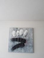 Plakkaatverf op linnen 100 x 100 cm, Antiek en Kunst, Ophalen