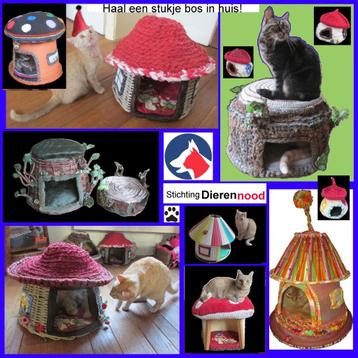 Katten accessoires te koop - je helpt er dieren in nood mee! beschikbaar voor biedingen