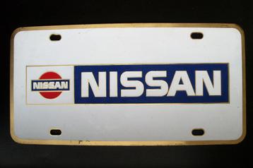 Nissan Wandplaat Wandbord Nummerbord Formaat beschikbaar voor biedingen