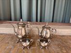 Verzilverd theeservies, Antiek en Kunst, Ophalen, Zilver