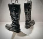 Gabor design laarzen met gespen zwart 38 UK 5, Kleding | Dames, Schoenen, Hoge laarzen, Zwart, Gabor, Ophalen of Verzenden