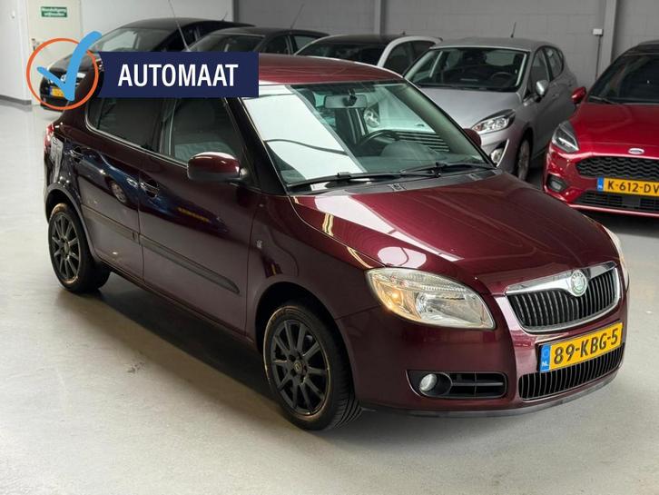 Skoda Fabia 1.6-16V Tour Automaat Airco (bj 2009), Auto's, Skoda, Bedrijf, Te koop, Fabia, ABS, Airbags, Airconditioning, Alarm