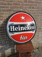 Vintage Heineken bier lichtbak reclame bord jaren 80 lamp, Reclamebord, Zo goed als nieuw, Ophalen