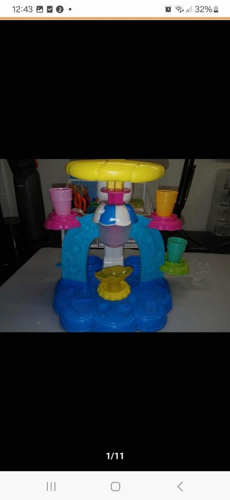 Playdoh ijsjes maker, Ophalen of Verzenden, Gebruikt, Knutselen