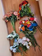 Partij kunstbloemen - Rozen, Gerbera's, Zonnebloemen, Ophalen, Gebruikt