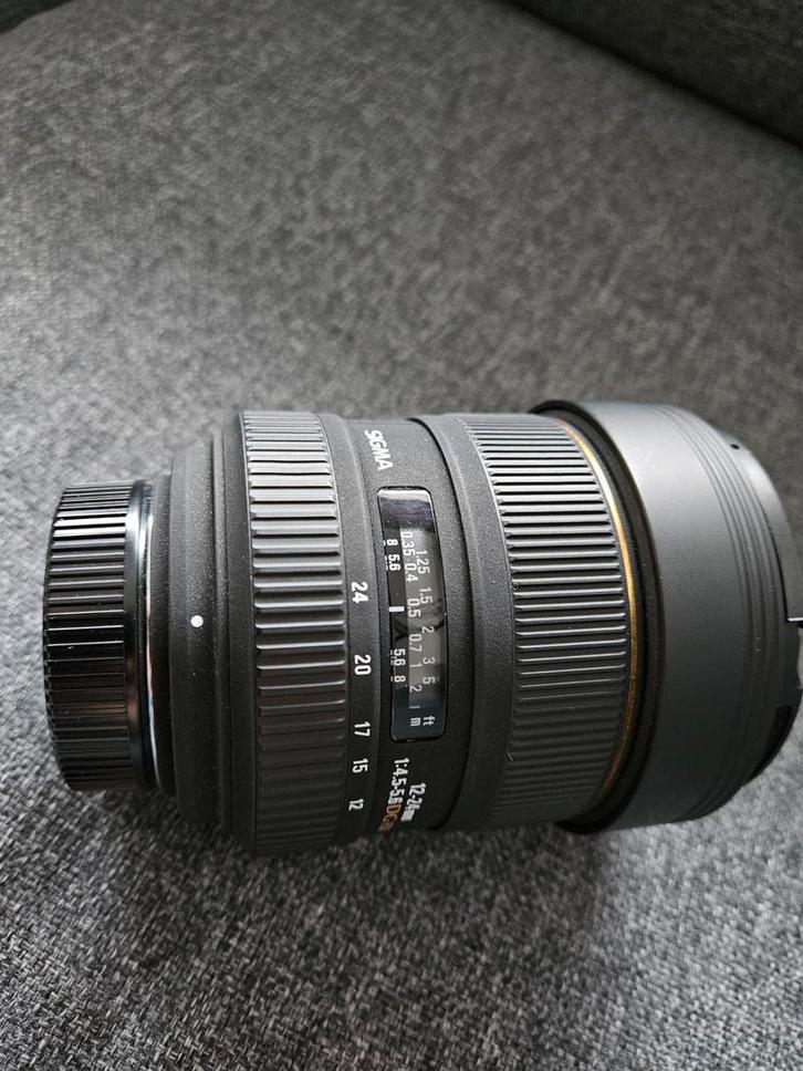 Sigma 12-24mm F/4.5-5.6 DG HSM Nikon, Audio, Tv en Foto, Fotografie | Lenzen en Objectieven, Gebruikt, Groothoeklens, Zoom, Ophalen of Verzenden