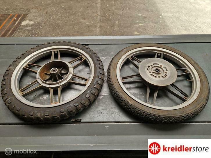 Kreidler Weimann wielenset schijf voor grote trommel achter, Fietsen en Brommers, Brommeronderdelen | Kreidler, Gebruikt, Ophalen of Verzenden