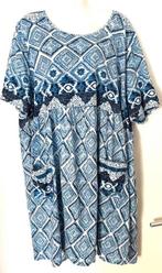 Ulla Popken jurk/tuniek maat 50/52[v], Ophalen of Verzenden, Zo goed als nieuw, Blauw, Jurk