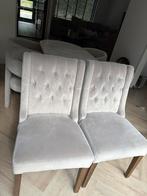 2 eetkamer stoelen, geïmpregneerd vanuit fabriek, Huis en Inrichting, Stoelen, Ophalen of Verzenden