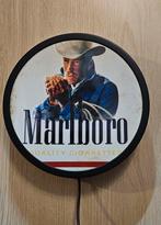 Marlboro Reclamebord met LED - 20cm, Ophalen of Verzenden, Reclamebord