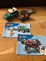 Lego City jeep, aanhangwagen en buggy, Ophalen of Verzenden, Zo goed als nieuw