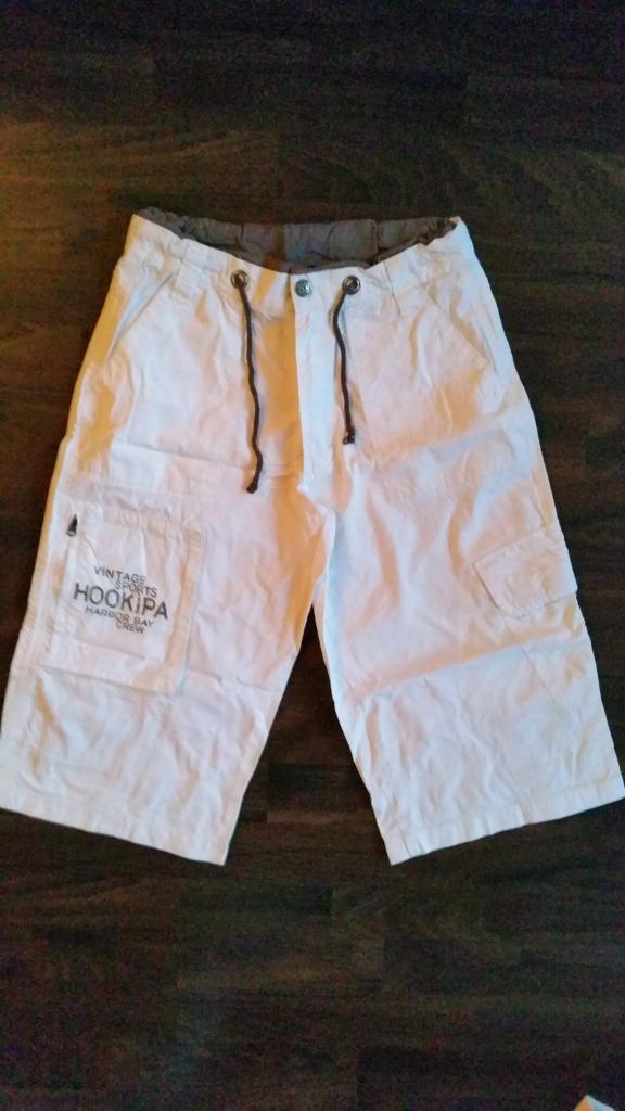 Hookipa ATHL Sports capri wit, Kinderen en Baby's, Kinderkleding | Maat 152, Zo goed als nieuw, Jongen, Broek, Ophalen of Verzenden