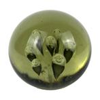 Presse-papier - Bolvormig - Met luchtbellen - Leerdam? - 5,5