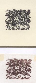 1313 Ex Libris Nederland : Thijs Mauve, 1950, Verzenden