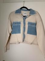 SANDRO denim & white iconic top size S, Kleding | Dames, Ophalen of Verzenden, Zo goed als nieuw, Maat 38/40 (M), Wit