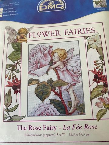 BORDUURPAKKET FLOWER FAIRIES THE ROSE FAIRY beschikbaar voor biedingen