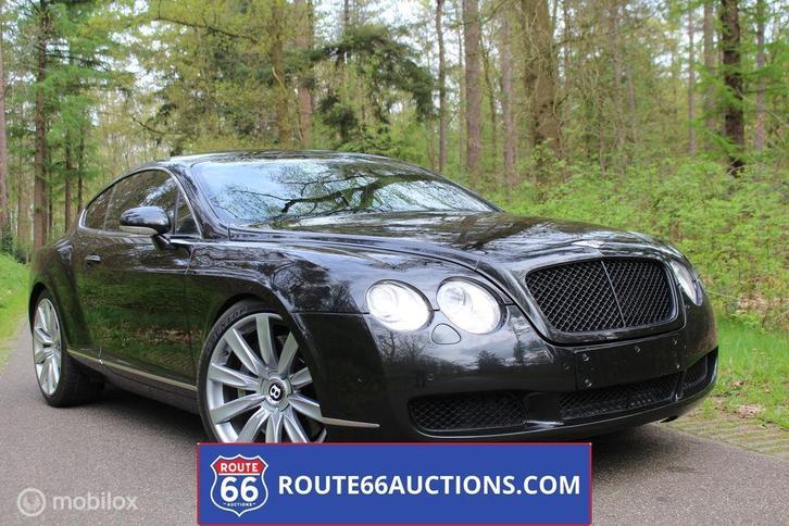 Bentley Continental GT | 2004 | Route 66 Auctions, Auto's, Bentley, Bedrijf, Te koop, Continental, Benzine, Overige carrosserieën