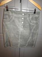 G635 Envy mt L nieuw rok grijs used look stretch, Verzenden, Maat 42/44 (L), Nieuw, Knielengte