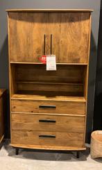 Showroomopruiming | wandkast Elias  | Mangohout, Nieuw, Ophalen of Verzenden, Minder dan 150 cm, 25 tot 50 cm