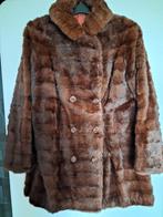 Vintage Bontjas Kort model, Kleding | Dames, Jassen | Winter, Ophalen, Zo goed als nieuw, Bruin