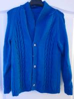 Mooi blauw vest maat 152 handgemaakt, Kinderen en Baby's, Kinderkleding | Maat 152, Trui of Vest, Zo goed als nieuw, Ophalen