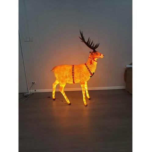 Reindeer Jumbo – Rendier beeld met Licht Hoogte 172 cm, Diversen, Kerst, Ophalen