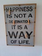 Happines schilderij., Ophalen of Verzenden, Gebruikt