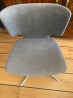 Grijze Stoffen Stoel - Stijlvol Design, Huis en Inrichting, Ophalen, Gebruikt, Eén, Stof
