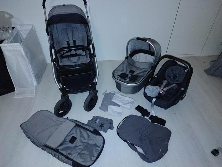 Mutsy Transit kinderwagen 3 in 1 maxi cosi buggy, Kinderen en Baby's, Kinderwagens en Combinaties, Gebruikt, Combiwagen, Mutsy