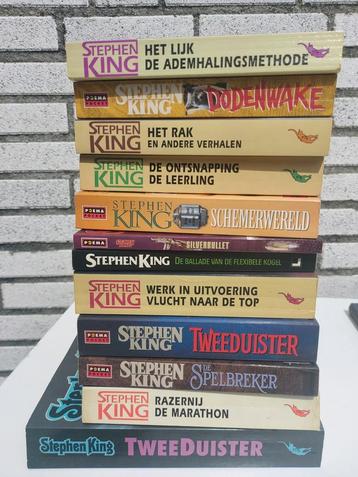 Stephen King 12 stuks, pockets, zachte kaft beschikbaar voor biedingen