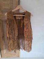 Goosecraft suède fringe gilet  western boho stijl, Ophalen of Verzenden, Zo goed als nieuw, Bruin, Overige typen