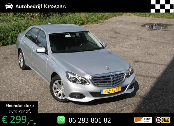 Mercedes-Benz E-klasse 200 BlueTEC Ambition | Org NL Auto |, Auto's, Mercedes-Benz, Bedrijf, Te koop, E-Klasse, ABS, Airbags, Airconditioning