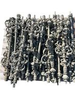 Gietijzeren Trapspijlen, Groen, ca. 25 stuks, Antiek en Kunst, Antiek | Overige Antiek, Ophalen