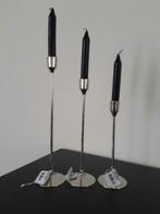 Nieuwe Light & Living kandelaar set-3 Serla zilver, Huis en Inrichting, 25 tot 50 cm, Nieuw, Ophalen of Verzenden, Metaal