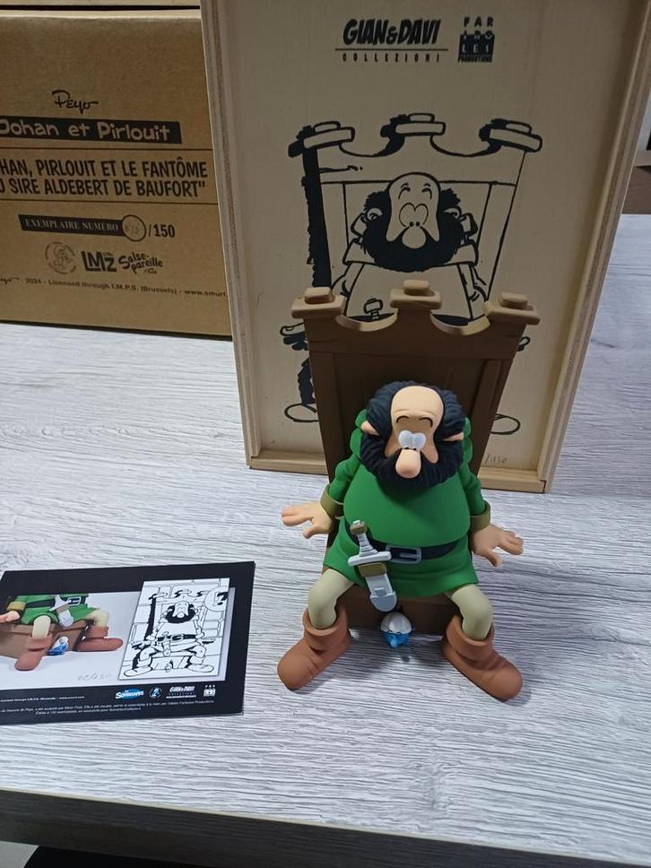 Fariboles Châtelain, Verzamelen, Stripfiguren, Zo goed als nieuw, Beeldje of Figuurtje, Smurfen, Ophalen of Verzenden