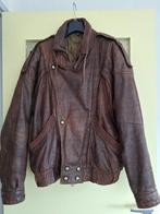 Leren heren jack, Kleding | Heren, Ophalen, Gedragen, Maat 52/54 (L), Bruin