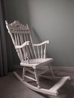 Prachtige witte schommelstoel, brocante vintage, Kinderen en Baby's, Ophalen, Gebruikt, Stoel(en)