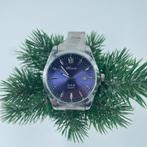 Luxueus blauw horloge. Ook in het groen verkrijgbaar, Huis en Inrichting, Woonaccessoires | Klokken, Nieuw, Analoog, Overige typen