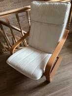Ikea witte stoel / white chair, Ophalen, Gebruikt, 50 tot 75 cm