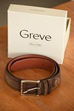 Greve riem suede kleur Sesamo Talca, Kleding | Heren, Riemen en Ceinturen, 95 tot 105 cm, Bruin, Echt leder, Ophalen of Verzenden